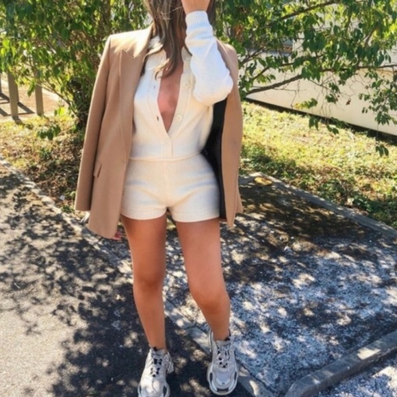 ZARA Limited Edition Knit Jumpsuit - Picture 8 of 16